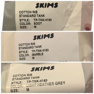13 Skims Cotton Ribbed Long Tanks